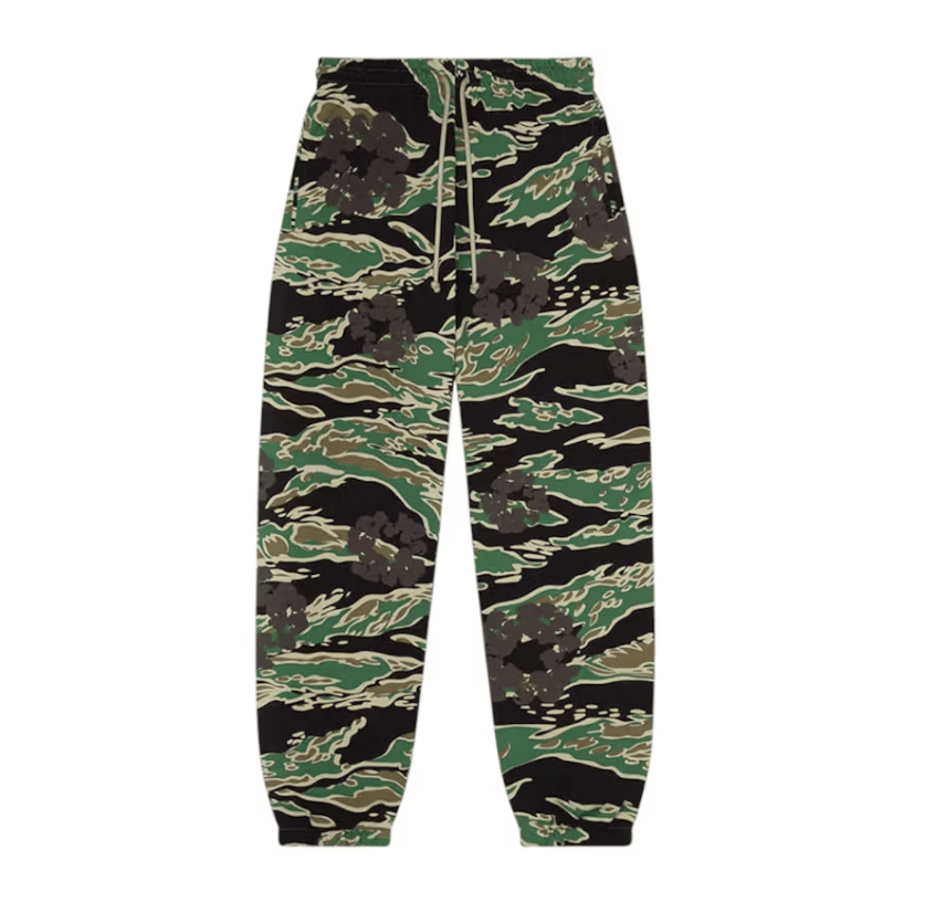 Denim Tears Cotton Wreath Sweatpants Green Camo